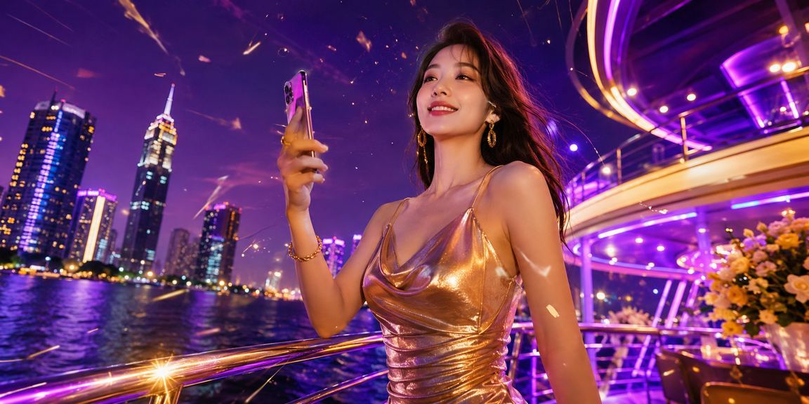 Khung cảnh casino neon sôi động tại Sài Gòn trên thiết bị di động